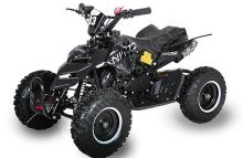 Dětská dvoutaktní čtyřkolka ATV Repti NitroM 49ccm E-start DO, černá
