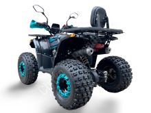 Dětská čtyřtaktní čtyřkolka ATV Hunter II 125ccm, 3 rych. poloautomat 8 kola, modrá (3)