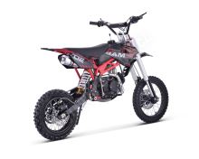 Pitbike MiniRocket Sky 125ccm 17/14  sedlo 87cm, červená (6)