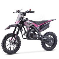 Minicross Thunder Deluxe 49ccm hydraulické tlumice růžová sedlo 60cm