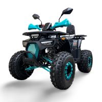 Dětská čtyřtaktní čtyřkolka ATV Hunter II 125ccm, 3 rych. poloautomat 8 kola, modrá (1)