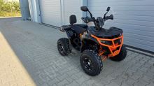 Dětská čtyřtaktní čtyřkolka  MiniRocket Troodon Deluxe 125ccm, 3+1, 8 kola, černo-oranzova (1)