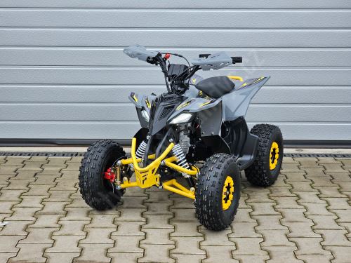 Dětská čtyřtaktní čtyřkolka ATV MiniRaptor 110ccm, 4T, hydraulická brzda, 1+1, šedá (14)