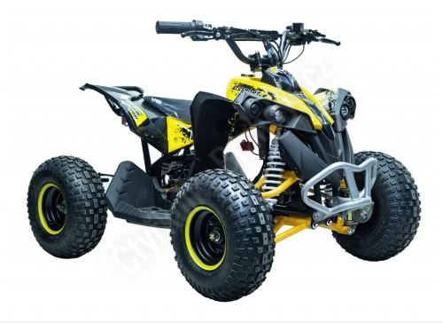 Dětská elektro čtyřkolka Avenger Renegade 1200W 48V 6 kola žlutá