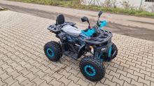 Dětská čtyřtaktní čtyřkolka ATV Hunter II 125ccm, 3 rych. poloautomat 8 kola, modrá (18)
