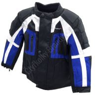 Dětská moto bunda HEIPE modrá 11-12