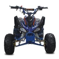 Dětská čtyřtaktní čtyřkolka ATV Speedy 125ccm, 1 rych. poloautomat, 7 kola, modrá (2)