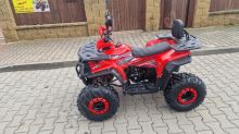 Dětská čtyřtaktní čtyřkolka ATV MiniRocket RockRider 125ccm 3+1, 8 kola, červená (8)