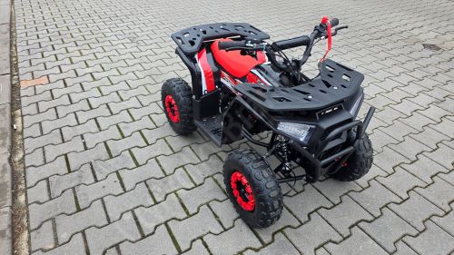 Dětská dvoutaktní čtyřkolka ATV MiniRocket Explorer 49ccm, červená