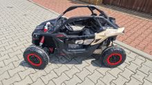 Dětská elektrická buggy Can-am Maverick X RS TURBO RR LCD+4x200w 2x24V EVA- černá (4)