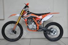 Pitbike MiniRocket PitRock 250ccm 21/18 oranžová, sedlo 92cm (5)