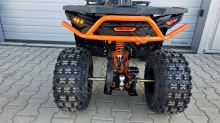 Dětská čtyřtaktní čtyřkolka  MiniRocket Troodon Deluxe 125ccm, 3+1, 8 kola, černo-oranzova (5)
