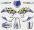 Sada polepů pitbike YCF FACTORY SP2-2020