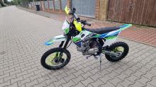 Pitbike MiniRocket DT125 17/14 světlo, el startér, řazení se spojkou, sedlo 86cm, modrý (11)