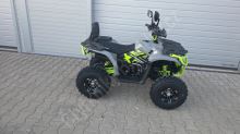 Dětská čtyřtaktní čtyřkolka ATV MiniRocket Troodon Deluxe 125ccm, 3+1, 8 kola, šedo-zelená (2)