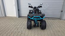 Dětská čtyřtaktní čtyřkolka ATV MiniRocket Troodon Deluxe 125ccm, 3+1, 8 kola, černo-modrá (3)
