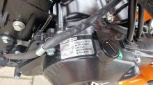 Pitbike Zuumav S3 125ccm 14/12 řazení bez spojky poloautoma, el startér, sedlo 73 oranžová (5)