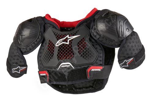 Chránič těla BIONIC KICKSTART, ALPINESTARS, dětský (černá/červená) 2024velikost 4 až 6 let