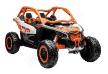 Dětská elektrická buggy Can-am Maverick X RS TURBO RR LCD+4x200w 2x24V EVA- oranžo Dětská elektrická buggy Can-am Maverick X RS TURBO RR LCD+4x200w 2x24V EVA- oranžo