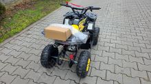 Dětská dvoutaktní čtyřkolka ATV MiniRocket Explorer 49ccm, žlutá (3)