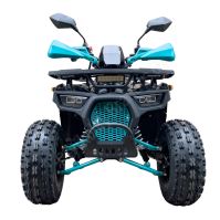 Dětská čtyřtaktní čtyřkolka ATV Hunter II 125ccm, 3 rych. poloautomat 8 kola, modrá (7)