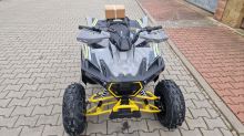 Dětská čtyřtaktní čtyřkolka ATV MiniRocket Panther 125ccm, 3 rych. poloaut. 8 kola, šedá (4)