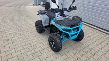 Dětská čtyřtaktní čtyřkolka ATV MiniRocket Troodon Deluxe 125ccm, 3+1, 8 kola, šedo-modrá