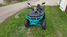 Dětská čtyřtaktní čtyřkolka ATV MiniRocket Troodon Deluxe 125ccm, 3+1, 8 kola, černo-modrá (18)