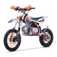 Pitbike MiniRocket DK125 14/12 el startér, řazení se spojkou, sedlo 70cm, oranžový
