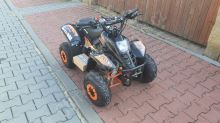 Dětská čtyřtaktní čtyřkolka ATV Buffalo 110ccm, 6" kola oranžová (11)