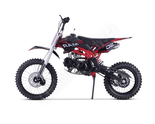 Pitbike MiniRocket Sky 125ccm 17/14  sedlo 87cm, červená
