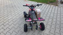 Dětská dvoutaktní čtyřkolka ATV Repti Nitro 49ccm růžová (10)