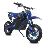 Dětská elektrická motorka Viper 1000W 36V, baterie gelová, kola 10, sedlo 63cm, modrá (2)