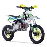 Pitbike MiniRocket DK125 14/12 el startér, automat, sedlo 70cm modrý (2)