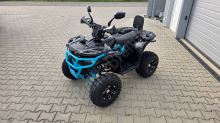 Dětská čtyřtaktní čtyřkolka ATV MiniRocket Troodon Deluxe 125ccm, 3+1, 8 kola, černo-modrá (6)