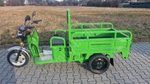 Nákladní elektrická tříkolka Advento Maxi v zelené barvě vč. redukce rychlostI možnost SPZ (4)