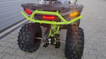 Dětská čtyřtaktní čtyřkolka ATV MiniRocket Troodon Deluxe 125ccm, 3+1, 8 kola, šedo-zelená (10)