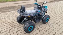 Dětská čtyřtaktní čtyřkolka ATV Hunter II 125ccm, 3 rych. poloautomat 8 kola, modrá (21)