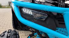 Dětská čtyřtaktní čtyřkolka ATV MiniRocket Troodon Deluxe 125ccm, 3+1, 8 kola, černo-modrá (7)
