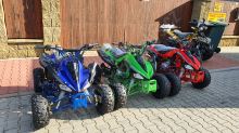 Dětská čtyřtaktní čtyřkolka ATV Speedy 125ccm, 1 rych. poloautomat, 7 kola, zelená (1)