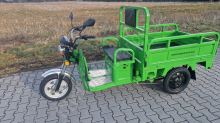 Nákladní elektrická tříkolka Advento Maxi v zelené barvě vč. redukce rychlostI možnost SPZ (3)