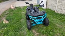 Dětská čtyřtaktní čtyřkolka ATV MiniRocket Troodon Deluxe 125ccm, 3+1, 8 kola, černo-modrá (17)