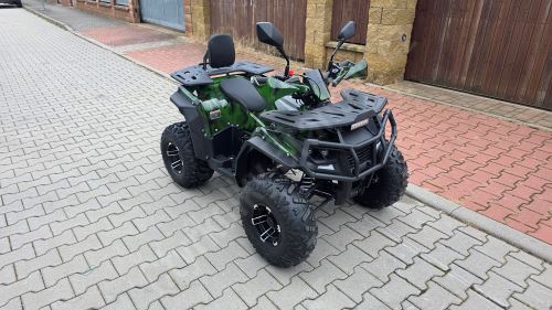 Dětská čtyřtaktní čtyřkolka MiniRocket RockRider Deluxe 150ccm 3+1, 8 alu kola,zel. maskáč (2)