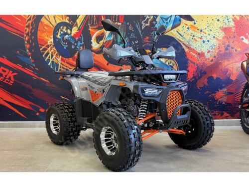 Dětská čtyřkolka Piranha Transformer 125ccm 3 rych. poloautomat 8 kola, šedo oranžová