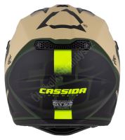 Dětská cross helma Cup 2 Napa Junior, CASSIDA, (písková/zelená/žlutá fluo) XL (53 cm) (3)
