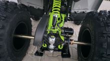 Dětská čtyřtaktní čtyřkolka ATV MiniRocket Troodon Deluxe 125ccm, 3+1, 8 kola, šedo-zelená (7)