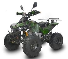 Dětská čtyřtaktní čtyřkolka ATV Warrior125ccm, 1 rych. poloautomat, 8 kola, zelená maskáč