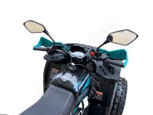 Dětská čtyřtaktní čtyřkolka ATV Hunter II 125ccm, 3 rych. poloautomat 8 kola, modrá (10)