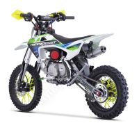 Pitbike MiniRocket DK110 14/12 řazení bez spojky poloautoma, el startér, sedlo 70cm modrý (1)