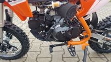 Pitbike Zuumav S3 125ccm 14/12 řazení bez spojky poloautoma, el startér, sedlo 73 oranžová (6)